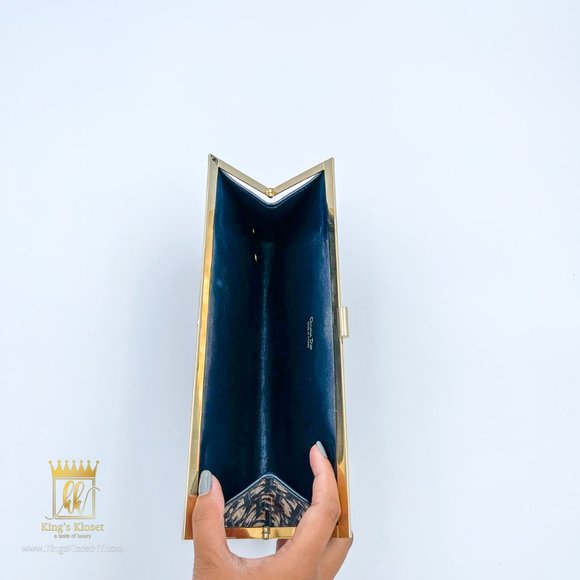 CHRISTIAN DIOR TROTTER VINTAGE KISSLOCK CLUTCH BAG - Picture 6 of 9